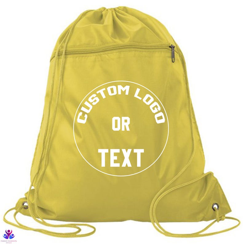 Custom Fan Drawstring Backpack Custom Drawstring Backpack, Custom Sport Bag, Personalized Bag, Custom ...