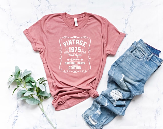 50th Birthday Shirt, Vintage 1975 Shirt, 50th Birthday Gift For Women, 50th Birthday Gift For Men, 50th Birthday Best Friend