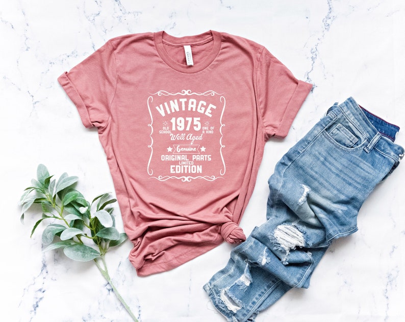 50th Birthday Shirt, Vintage 1975 Shirt, 50th Birthday Gift For Women, 50th Birthday Gift For Men, 50th Birthday Best Friend