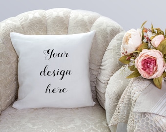 maqueta de almohada cuadrada, maqueta de almohada blanca, maqueta de almohada estilista, maqueta de almohada, foto de almohada, lanzamiento de maqueta de almohada