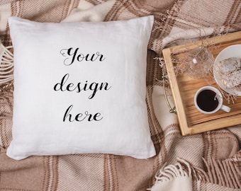 maqueta de almohada cuadrada, maqueta de almohada blanca, maqueta de almohada estilista, maqueta de almohada, foto de almohada, lanzamiento de maqueta de almohada