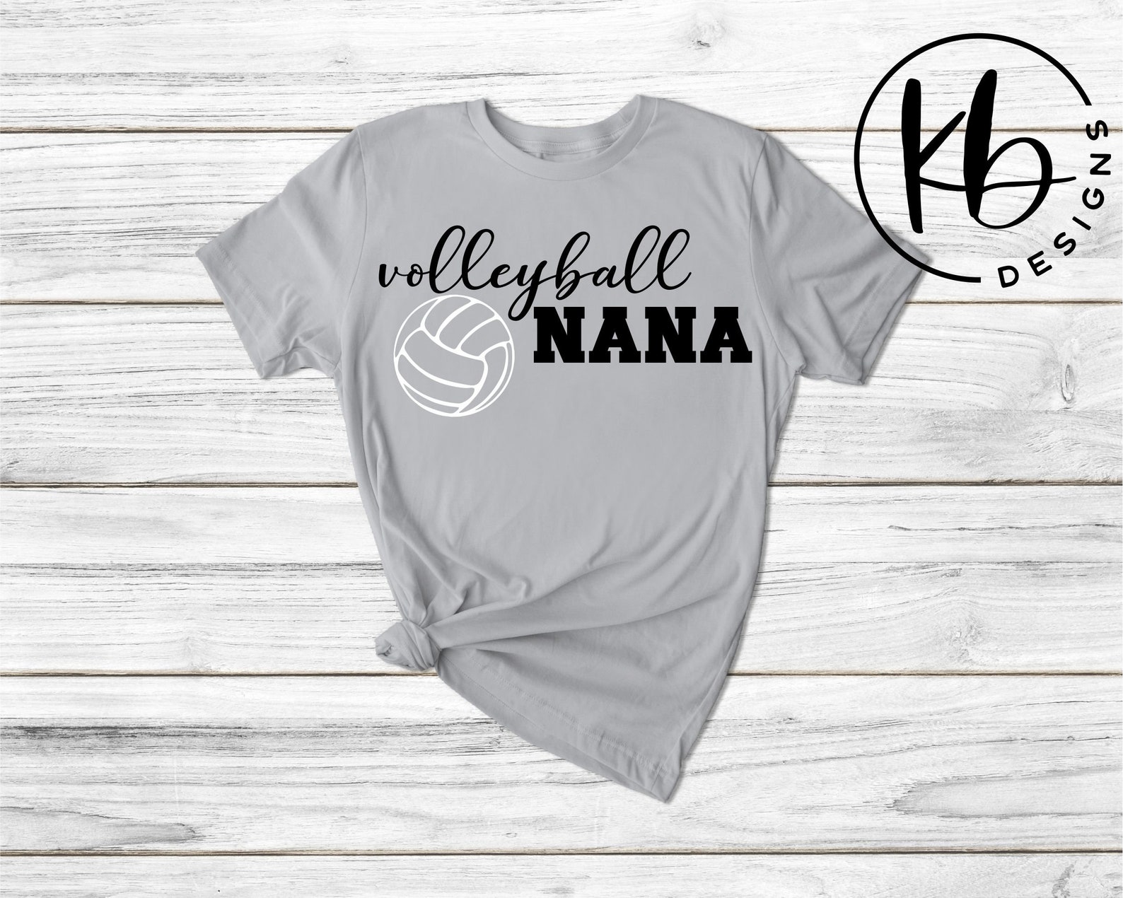 Volleyball Nana Fashion Tshirt. Women's Fashion Tshirt. Volleyball T