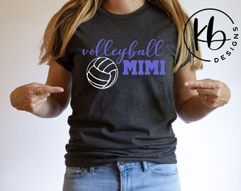 Volleyball Mimi Fashion T-Shirt. Women's Fashion T-Shirt. Volleyball T-Shirt. Volleyball Family. Sports Family. Gift for Mimi.