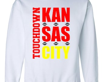 Touchdown Kansas City Tee. Mitch Holthus Touchdown Quote. Touchdown Chiefs T-Shirt. Mitch Holthus Kansas City Tee. Kansas City Tee. Football