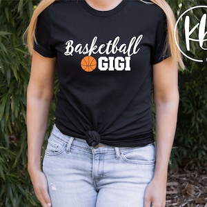 Camiseta de baloncesto Gigi Fashion - Sudadera con capucha. Camiseta familiar de baloncesto. Regalo del aficionado al baloncesto Gigi. Aficionado al baloncesto. Regalo para Gigi y la abuela