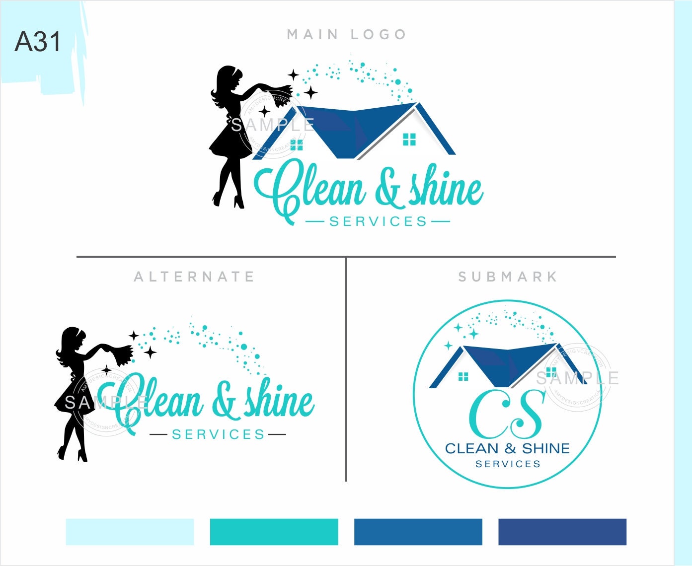 House Cleaning Logo Cleaning Logo Cleaning Service Logo Etsy