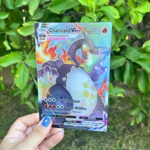 Charizard VMAX Card 3D Motion Sticker (Large)