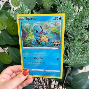 Sticker animé 3D Carte d&#39;évolution carapuce (grand)