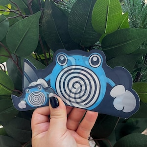 Poliwag / Poliwhirl Evolution 3D Motion Sticker
