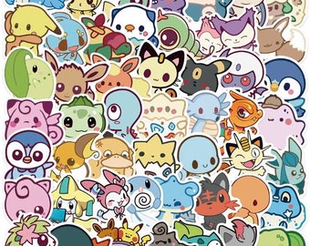 Cute Pokémon Laptop Stickers