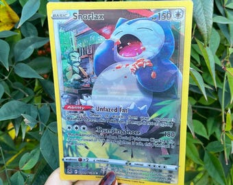 Snorlax Card 3D Motion Sticker (Large)
