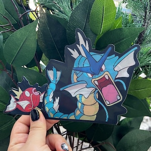 Magikarp / Gyarados 3D Motion Sticker