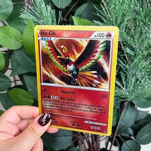 Ho-Oh (Frans) en Lugia (Engels) kaart 3D-bewegingssticker (groot)