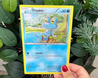 Froakie Evolution Card 3D Motion Sticker (Large)