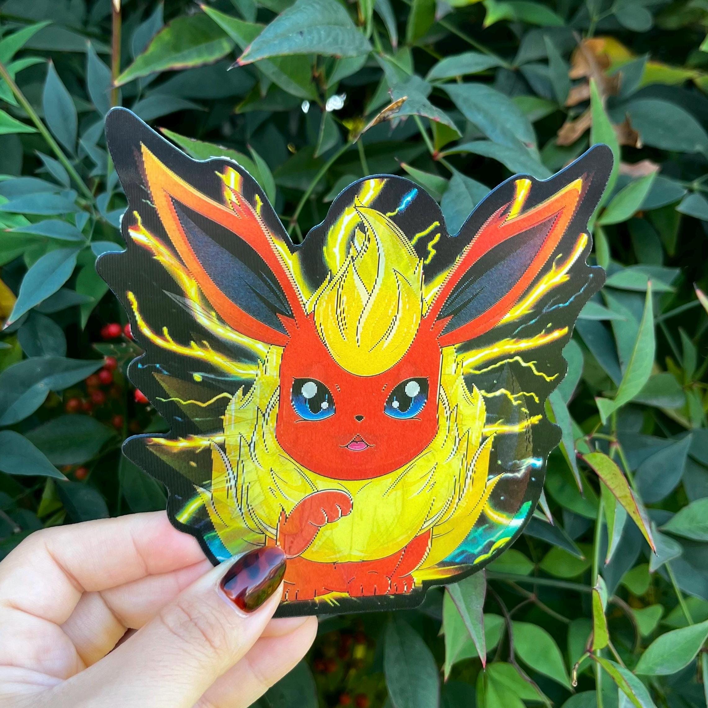 Eevee / Jolteon / Flareon 3D Motion Sticker - Etsy