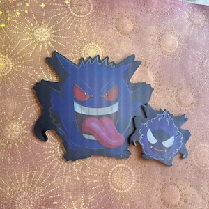 Gengar Evolution 3D Bewegung Aufkleber