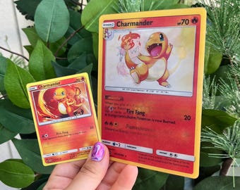 Charmander Evolution Card 3D Motion Sticker