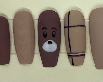 Uñas de prensa de oso