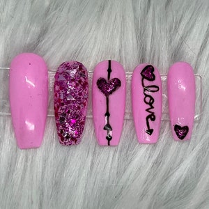 Valentines Day Press on Nails