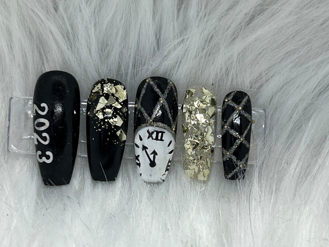 New Years Press On Nails 2025 Etsy Il 1080xN.4321344228 Ca19