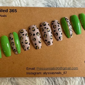 Leopard Print Press on Nails