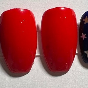 American Flag Press on Nails image 2