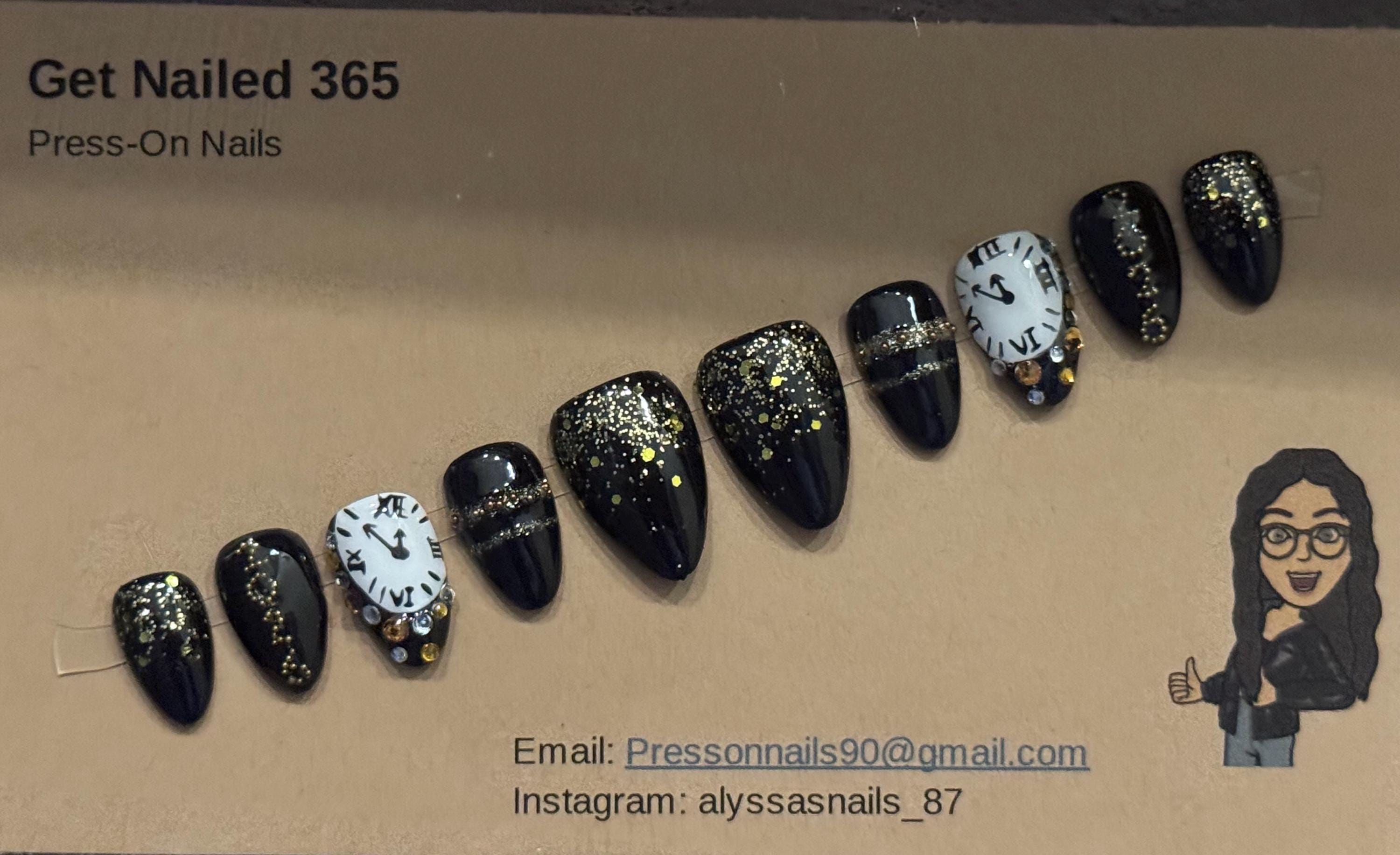 New Years 2026 Press on Nails - Etsy, image size:3000x1832