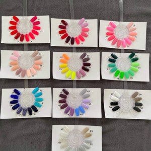 Solid color Press on Nails