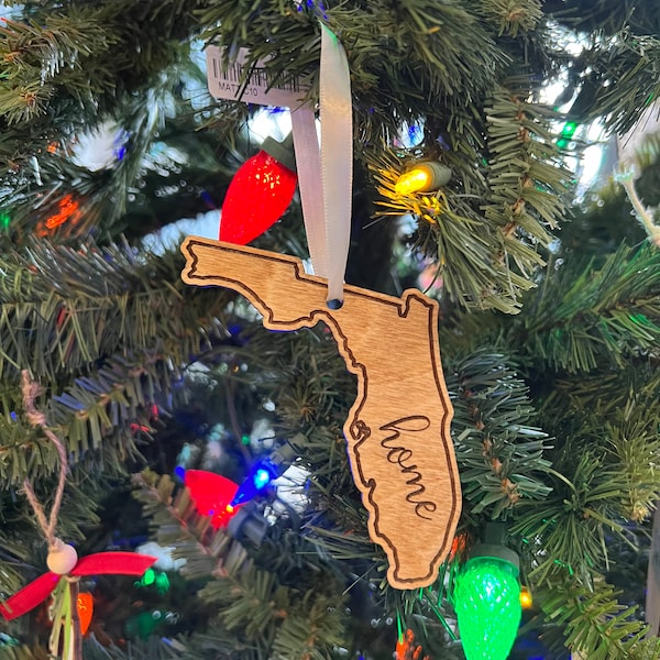 Florida Home Christmas Ornament