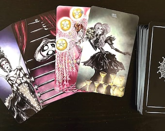 Hannah's Goth Haus Gothic Fantasy Drag Tarot Deck - Full Deck (78 Cards)