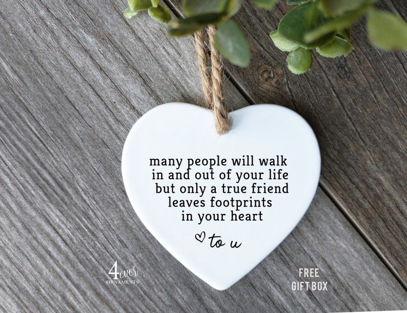 Friend Ornament-many people-Friendship Ornament-Best Friend Ornament-Ornament for best friends-best friend gift-Christmas-Valentine's gift 