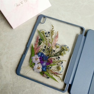 Spring in the garden real pressed flower case, Samsung Tab S9/S8/S8+case,Samsung Tab S7/S7+case,Samsung Tab A7 A8 LTEcase,Samsung Tab case