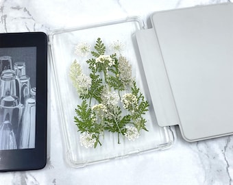 Wedgelet fern Alyssum flower case for Kindle Colorsoft 7'',Kindle Paperwhite 12th 11th 10th gen, Kindle 6'' 2024 2022, Oasis 2019 7''