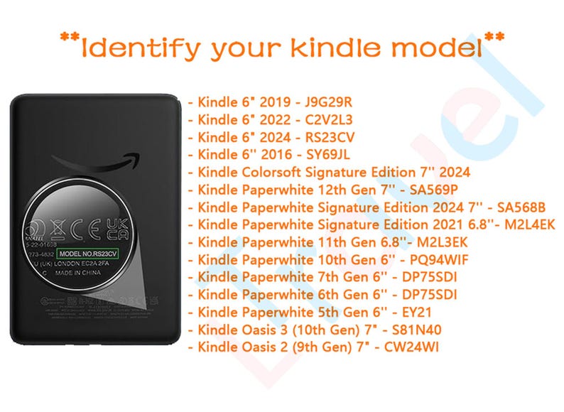 a picture of a kindle next to a picture of a kindle