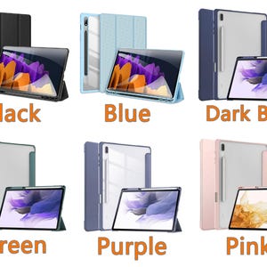 Pink Sakura White Daisy Flower Case for Samsung Tab S11 S10 S9 S8 Ultra ...