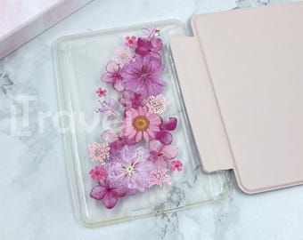Real pink cosmos daisy flower case for Kindle Colorsoft 7'',Kindle Paperwhite 12th 11th 10th gen, Kindle 6'' 2024 2022, Oasis 2019 7''