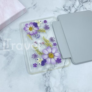 Real pressed flower case for Kindle Colorsoft 7&#39;&#39;,Kindle Paperwhite 12th 11th 10th gen, Kindle 6&#39;&#39; 2024 2022, Oasis 2019 7&#39;&#39;