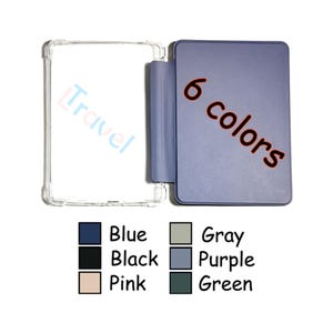 Clear kindle 2024 Colorsoft, paperwhite 12th gen 7&#39;&#39; flower case, kindle Oasis 3 7&#39;&#39; case with flip cover,paperwhite 11th gen 6.8&#39;&#39;