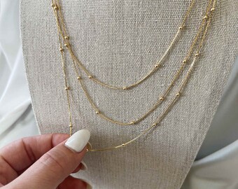 Buy Gold Ball Chain Online In India 