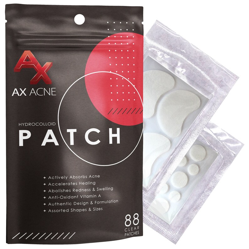 Ax Acne Patch 88 Pore Cleansing Strips Hydrocolloid Pimple Etsy