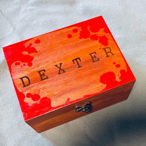 Dexter Blood Splatter Untersetzer | Glasuntersetzer | Box und Untersetzer