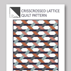 Crisscrossed Lattice Quilt Muster