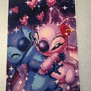 Disney Stitch Diamond Painting for Kids Small and Easy DIY Crystal  Embroidery Mosaic Painting By Number