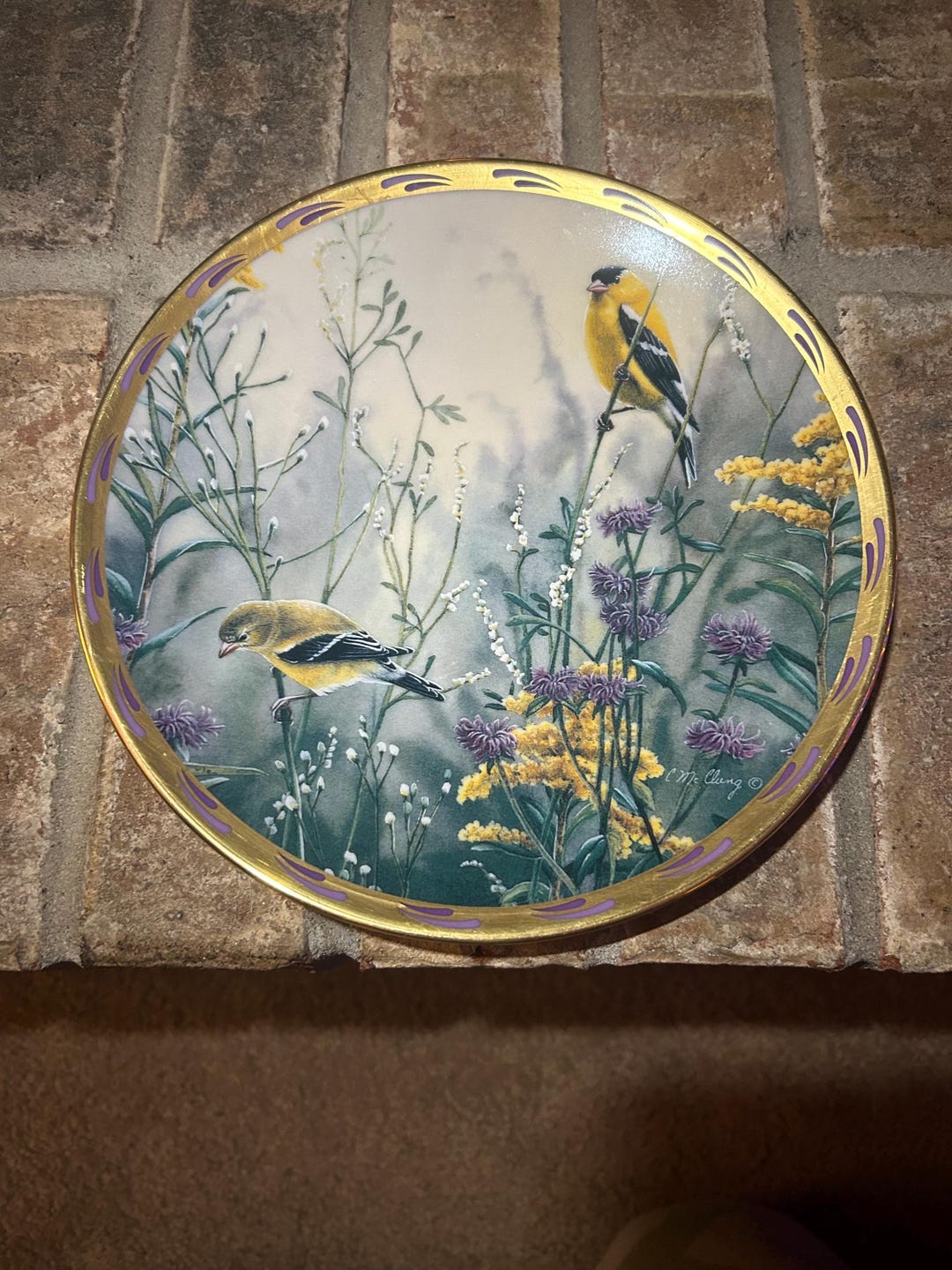 Lenox Stocking Splendor Lenox “golden Splendor” Collector Plate - Etsy