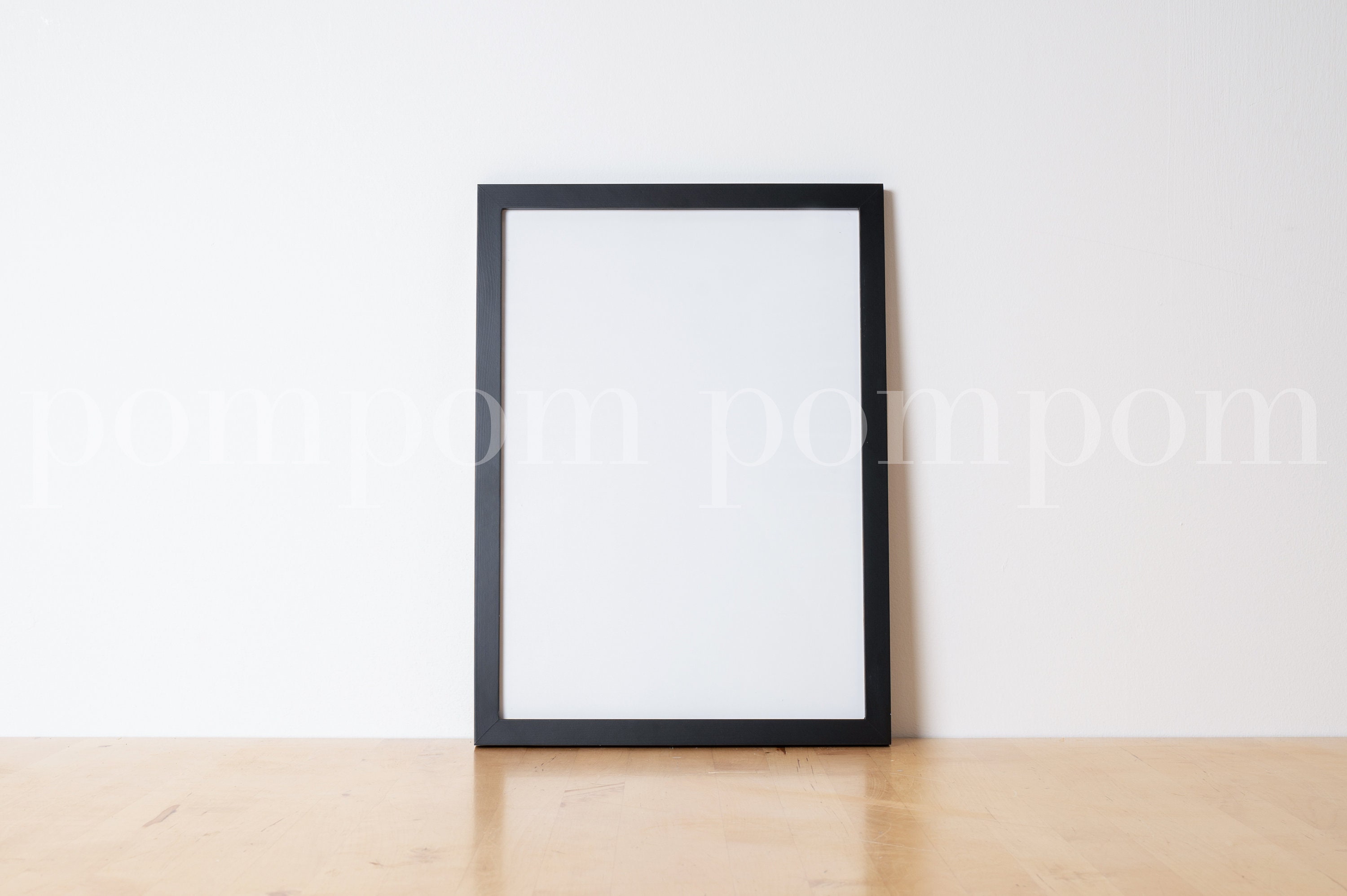 A3/A4 Black Frame Mockup Neutral Styled Mockup Single black Etsy