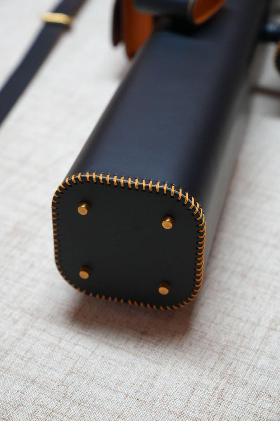 ハンドメイドレザープールキューケース INK QUAD - Etsy 日本