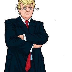 President Donald Trump, PNG, Trump caricature, President Cartoon, Downloadable PNG File , Donald Trump images, make your own t shirt , cup