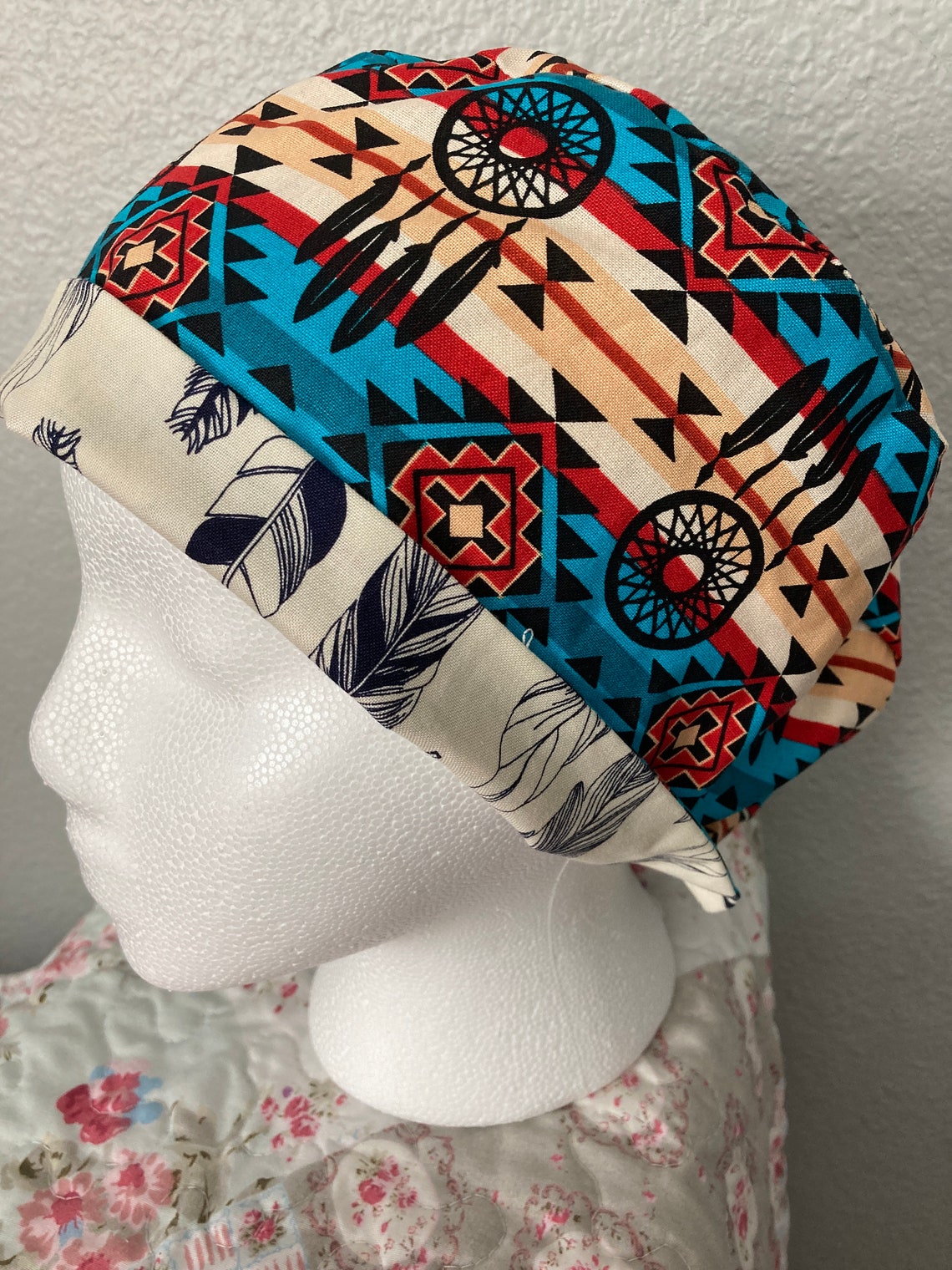 Aztec dream catcher with feathers Etsy