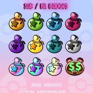 ACNH Moneybags ft. Greedy Raccoon Twitch Sub / Bit Badges