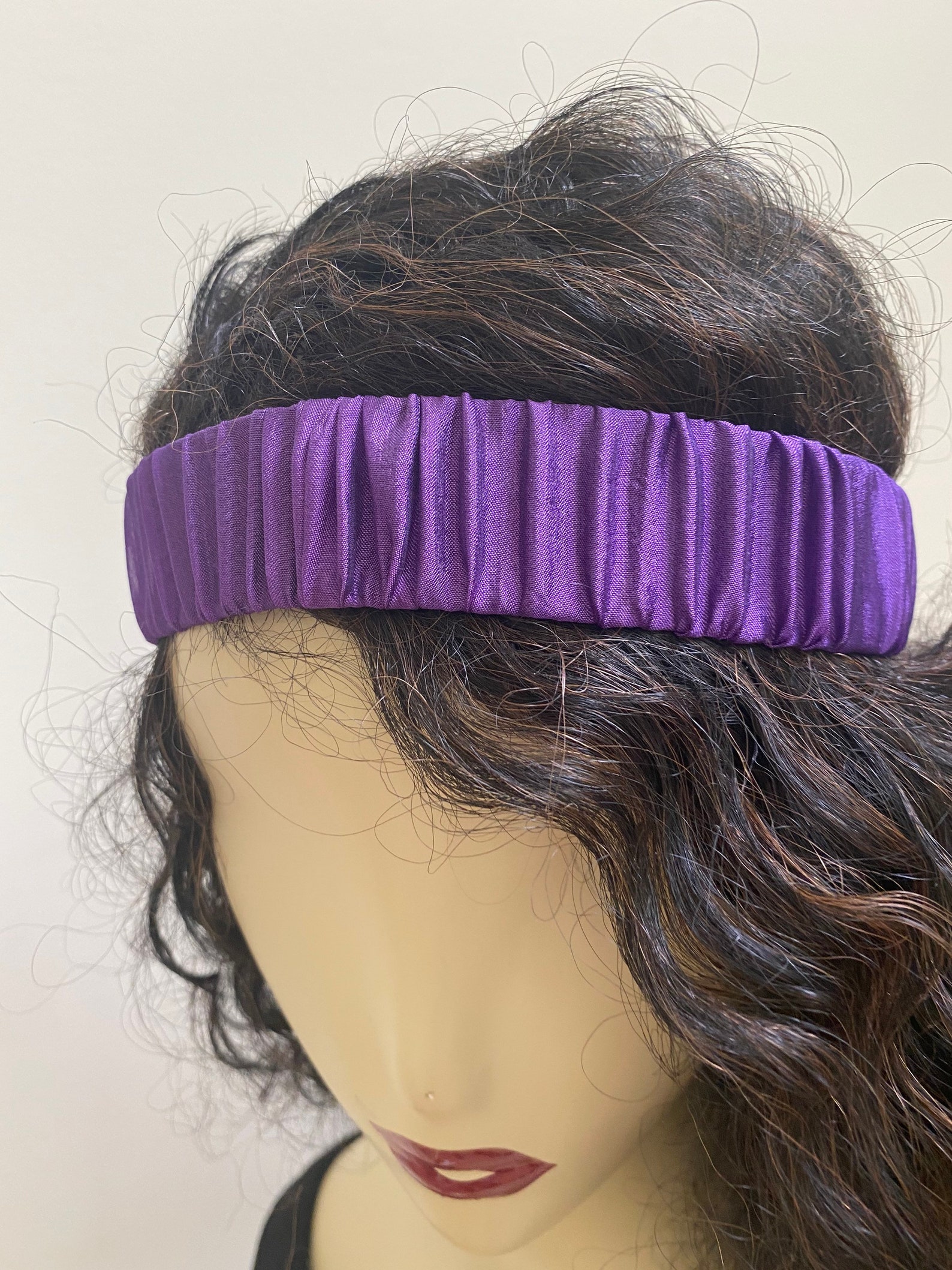 Assorted Purple Headbands. Formal and Formal Hair Bands. Silk Etsy